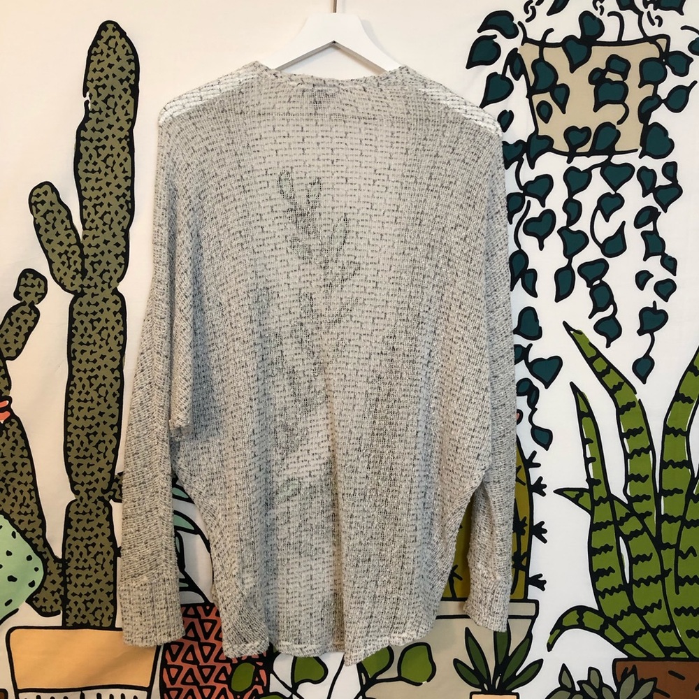 Textured cocoon sweater - Picture 2 of 5